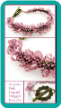 Delicate Pink Crystal Fringed Bracelet