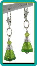 Luscious Lime Cone Earrings