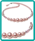 Perfectly Pink Pearl and Crystal Necklace