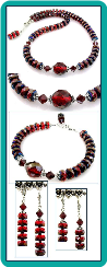Ruby Sapphire Fire and Ice Set