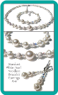 Stardust White Pearl Necklace Set